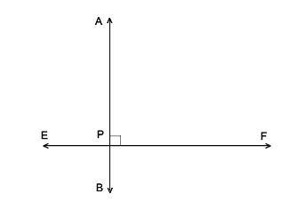 Two straight lines running side by side at constant distance, never meeting