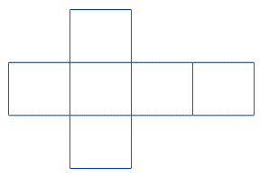 Hexagonal prism annotated with the formula terms for surface area and volume